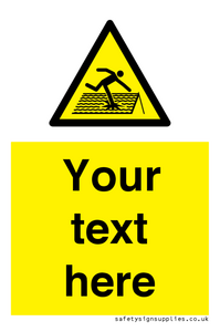 Custom Figure on Roof Sign